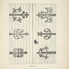 Strap hinges for church and other doors. Plate 438-N.