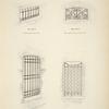 Wrought iron window grilles. Plates 455-N, 456-N, 457-N and 458-N.