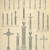 Posts, Cast iron posts, Cast iron cross and Cast iron crucifix. Plates 504-N to 527-N.