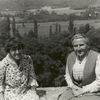Alice B. Toklas and Gertrude Stein on the Terrace at Bilignin, June 13, 1934.