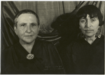 Alice B. Toklas and Gertrude Stein on the Terrace at Bilignin