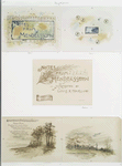 Notes from Mendelssohn; Morning Prayer [musical notation with verse and illustrations of trees and landscapes].