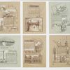 Boston Calendar 1889 : Back Bay Park, Harbor View, Chestnut Hill Reservoir, The Charles River, Art Museum, The New Old South.