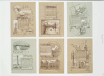 Boston Calendar 1889 : Back Bay Park, Harbor View, Chestnut Hill Reservoir, The Charles River, Art Museum, The New Old South.
