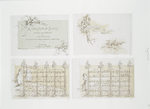 A Garland of Songs : An Easter Carol adapted from Rubinstein. [Musical notation, with lyrics, illustrated with girls, ribbon, and flower garlands.]