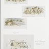 Easter Spires : Easter cards depicting church belltower, and bells; girls with flower garlands.