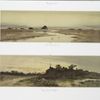 Connecticut Creek; Road to the Village. [Prints depicting creek with vegetation and birds, road with house and colorful sunset.]