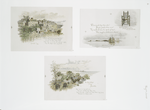 Mayflower Memories of Old Plymouth by Louis K. Harlow; Town Brook, Plymouth, Mass.; Clark's Island; Gov. Carver's chair, brought in the Mayflower; The gurnet light, from the Burial Hill.