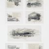 Midnight Chimes [depicting winter landscapes with trees, moon, rivers, and bridges.]