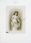 Daffy-down-dilly [portrait of girl with daffodils gathered in her dress.]