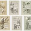 Baltimore Calendar : July, Washington Monument, Barye Lion; August, Eutaw Place, Some Old Houses, Corner of German and Liberty Streets, September, Federal Hill, Lexington Market, Oyster Wharf; October, Post Office, City Hall, Law Courts; November, Ballet Monument, Charles Street; December, The New Palm House.