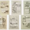 Washington Calendar, 1890, January - June : From near Arlington, Pennsylvania Avenue, Botanical Gardens, Soldiers Home, Big Market, Lincoln Park, anchors, Navy Yard, Treasury, Pension Bureau, War Department from the flats, White House.