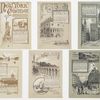New York Calendar, 1890, January - June : Statue of Liberty, Academy of Design; City Hall Tower, The 'Tribune' and 'Times' Buildings, The Narrows, The Battery, Castle Garden, and Produce Exchange, High Bridge, The Harlem River, The Elevated RR., Broadway and The Post Office.