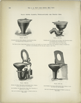 Valve Hopper Closets, Porcelain-Lined and Painted Iron.