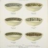 Decorated Wash Basins. # Design No. 480,485,479,593,544,773.