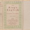 The king's English.