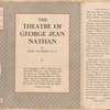 The theatre of George Jean Nathan.
