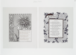 [The golden flower: cards titled 'Kioto' and 'Neesima' with text by Margaret Deland and Edith M. Thomas; depicting flowers, stars, candles, sun, moon and decorative ornamentation.]