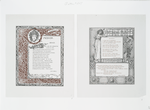 [The golden flower: cards titled 'Medusa' and 'jardin des plantes' with text by Louis Carroll, Alice Ward Bailey and Robert Browning; depicting a woman, Medusa, snakes, flowers, bees and decorative design.]