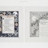 [The golden flower: cards titled 'moonlight' and 'October beauty' with text by Richard Henry Stoddard and Robert Browning; depicting flowers, lanterns, the moon, night and decorative design.]