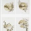 [The winds of the season: cards depicting branches, berries, acorns, landscapes, the ocean, rivers, a sailboat, buildings, and winter.]