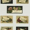 Trade cards depicting flowers.