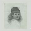 Trade cards depicting flowers and a portrait of a child.