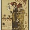 [A trade card depicting women and flowers including sunflowers.]