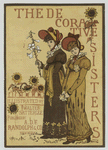 [A trade card depicting women and flowers including sunflowers.]