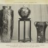 Japanese art objects [a trade card depicting vases and a basket].