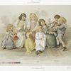 The Childrens Party [Christmas cards depicting children playing with dolls and musical instruments].