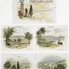 Places That Our Lord Loved by Frederic W. Farrar D.D. Illustrated by F. Schuyler Mathews : Jerusalem from the Mount of Olives, The Sea of Galilee, Gethsemane, Nazareth.
