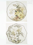China painting #3 [depicting yellow and white flowers.]