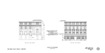 Court elevations : north court : north elevation ; south court : south elevation.