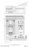 Elevation of colonnade and fountain.