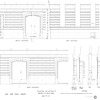 Elevations and sections of basement of south court
