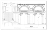 Rotunda : section north and south through rotunda