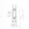 Diagram of arch panels between rotunda and hall on first floor