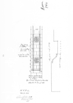 Diagram of arch panels between rotunda and hall on first floor