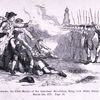 Crispus Attucks, the first martyr of the American Revolution, King (now State) Street, Boston, March 5th, 1770.