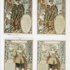 Cards entitled 'the Englishman' and 'the Dutchman.'
