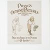 Prang's outline pictures with directions for coloring.