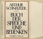 Buch der Spruche und Bedenken.