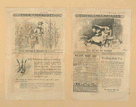 Advertisements from Century Magazine depicting a washerwoman and women gathering vegetables.