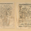 Advertisements from Century Magazine, May 1893 and July 1888, depicting a theatrical production and a pianist.