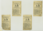 Trade cards depicting women cleaning items with Sapolio cleaning product.