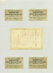 Trade cards and labels depicting flowers.
