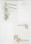 Bermuda Calendar for 1894 [depicting flowers].