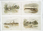Views of New England : A bridge Newton Lower Falls ; Charlestown at the Charles ; Cambridge on the Charles ; Whittier birthplace Haverhill, Mass.
