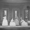 L to R: Margaret Barker (Henrietta Moulton-Barrett), Joyce Carey (Arbel Moulton-Barrett), Dorothy Mathews (Bella Hedley) and Katharine Cornell (Elizabeth Barrett Moulton-Barrett).